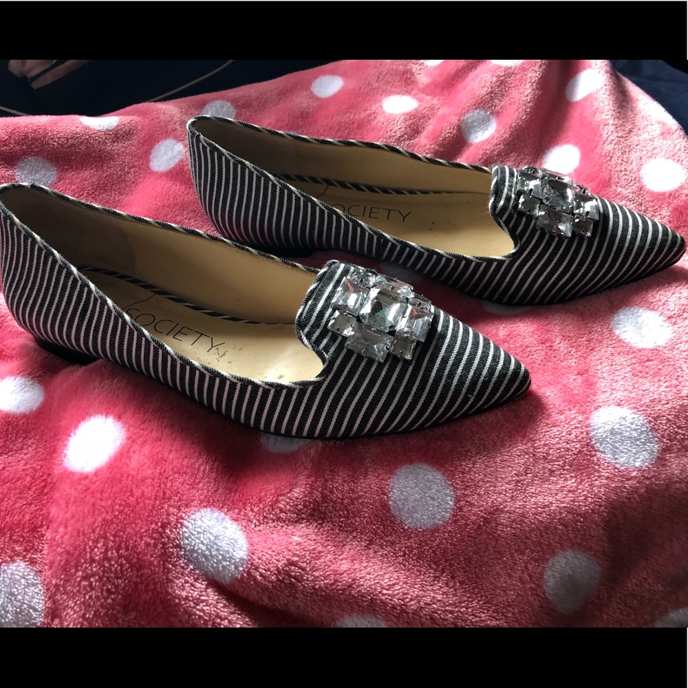 Woman’s flats with gems